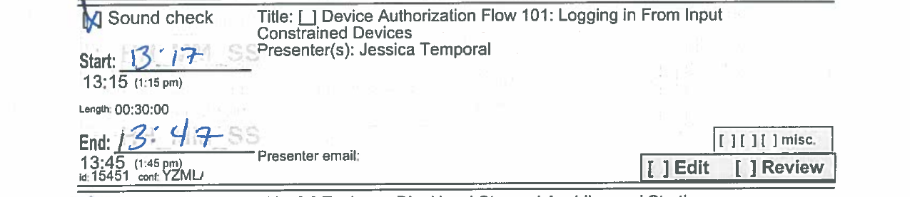 recording sheet